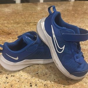 Blue Toddler Nike shoes
